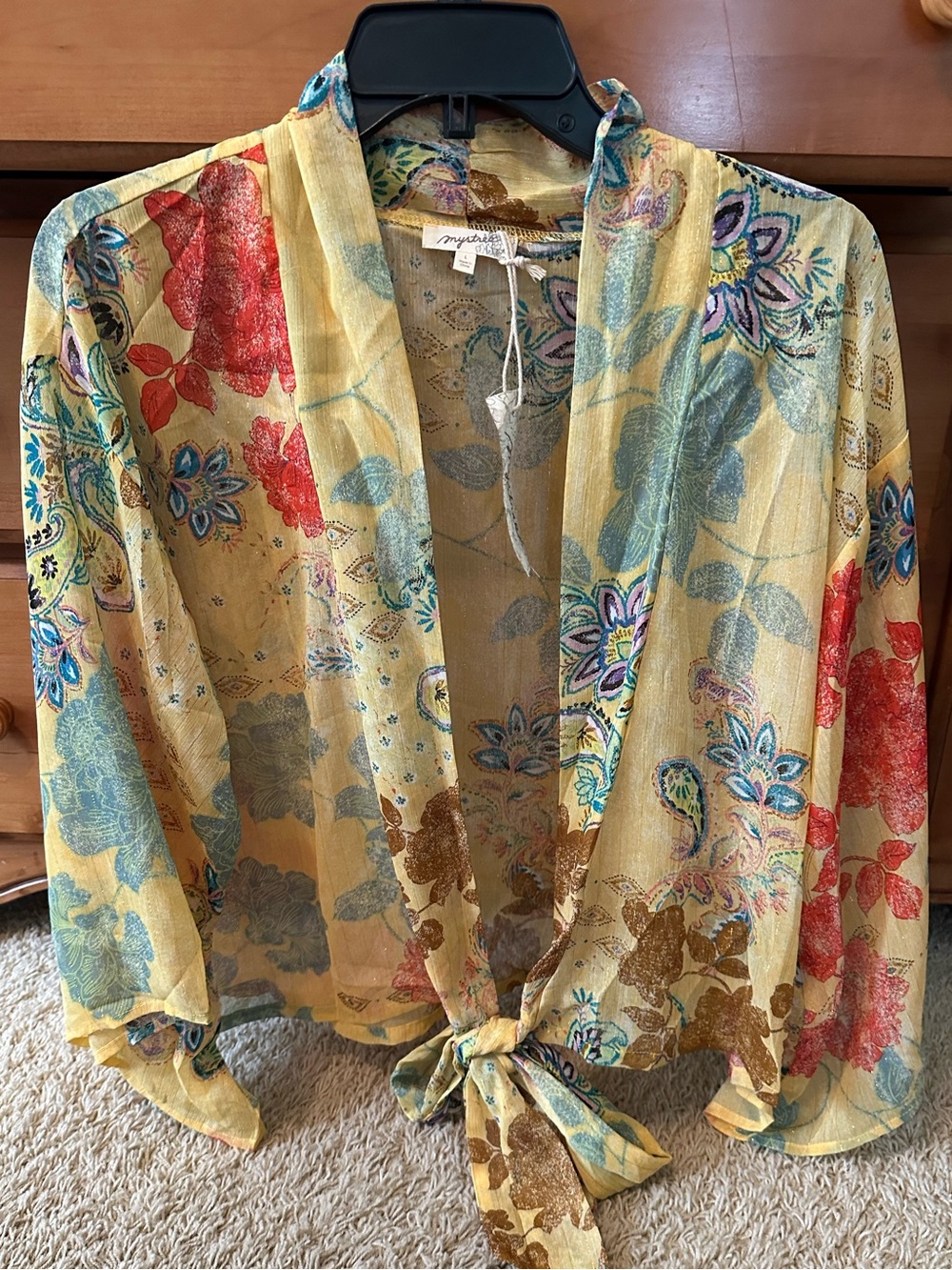 NWT MYSTREE COLORFUL KIMONO